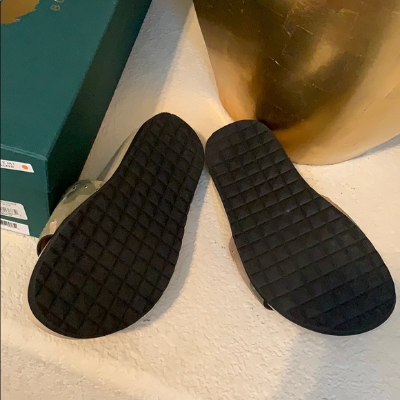 Buscemi Camo Olive Suede Slides - Picture 3 of 4